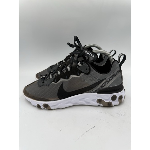 RARE Nike React‎ Element 87 Anthracite Charcoal See Through Sneaker Sz 6 2018 - Picture 2 of 9
